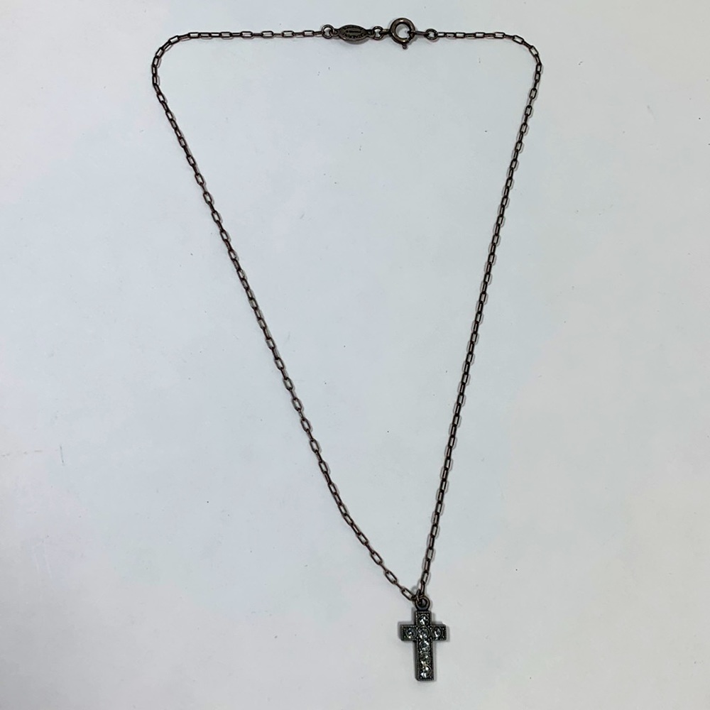 Catherine Popesco France Cross Necklace. - Picture 6 of 6